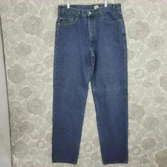 VTG Levis 550 Relaxed Fit Jeans W36‎ L36 Mens Blue Denim - Picture 1 of 8